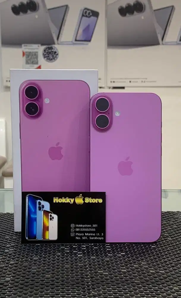 Iphone 16plus/512gb pink garansi ibox April 2026 bh 100%