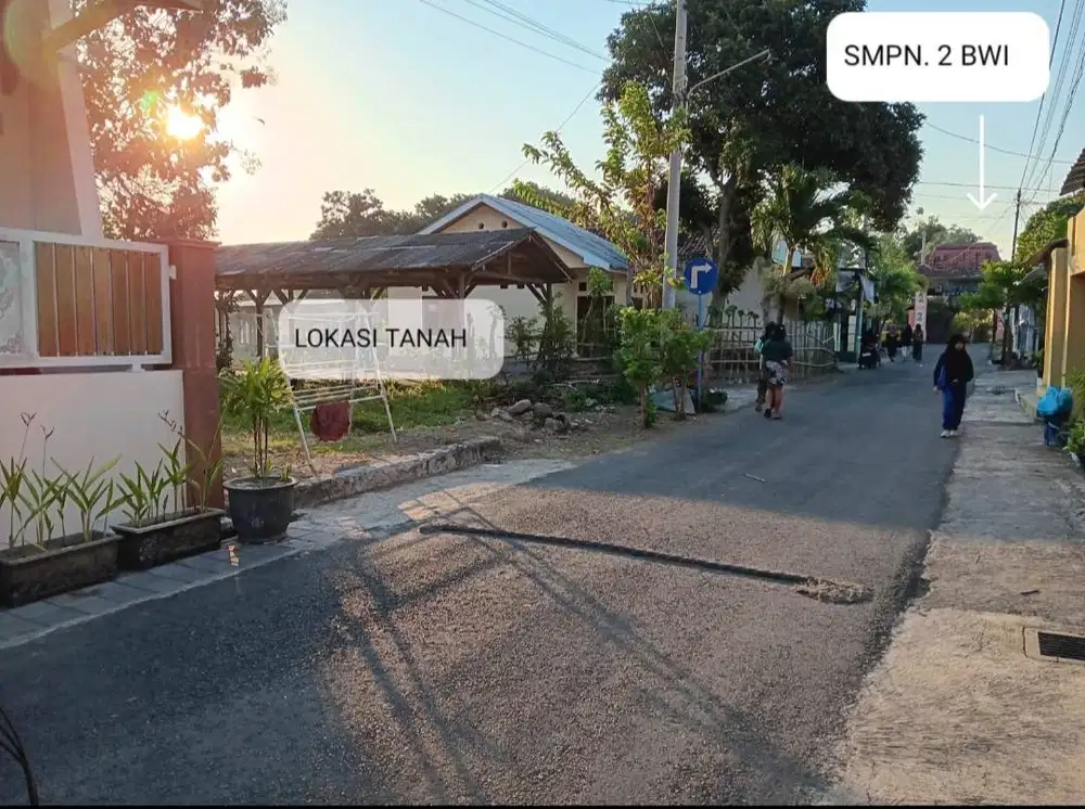 DIjual Tanah 122m² Pusat Banyuwangi Kota