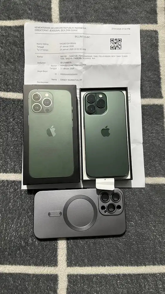 iPhone 13 Pro 256 Resmi Fullset ori
