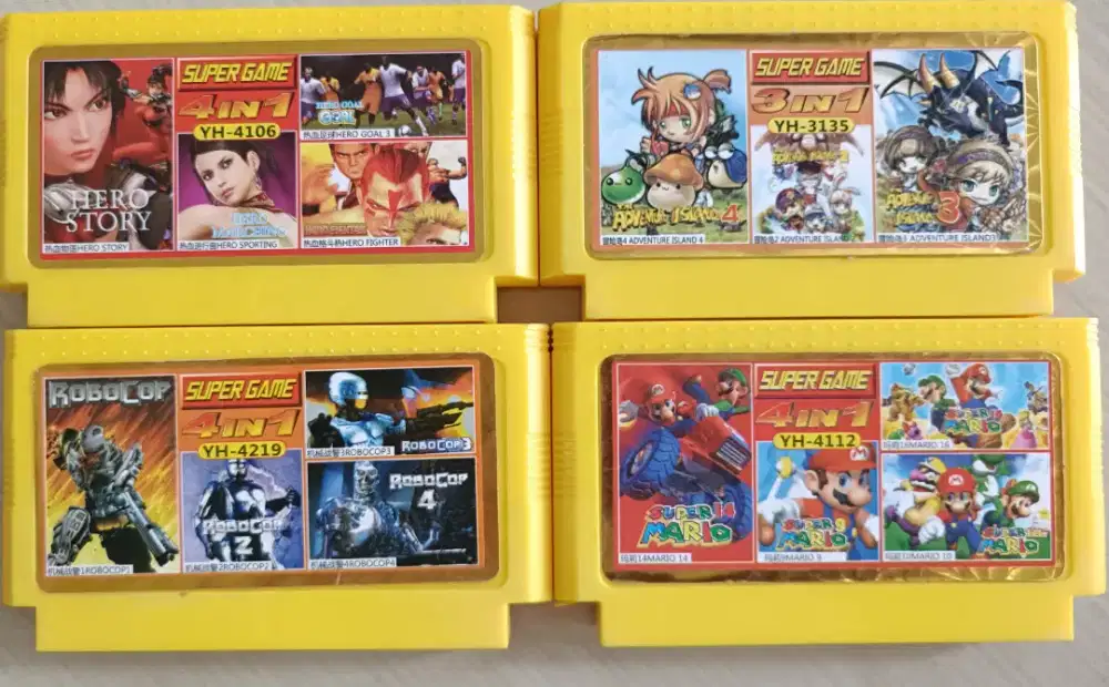 4 Kaset Game Nintendo