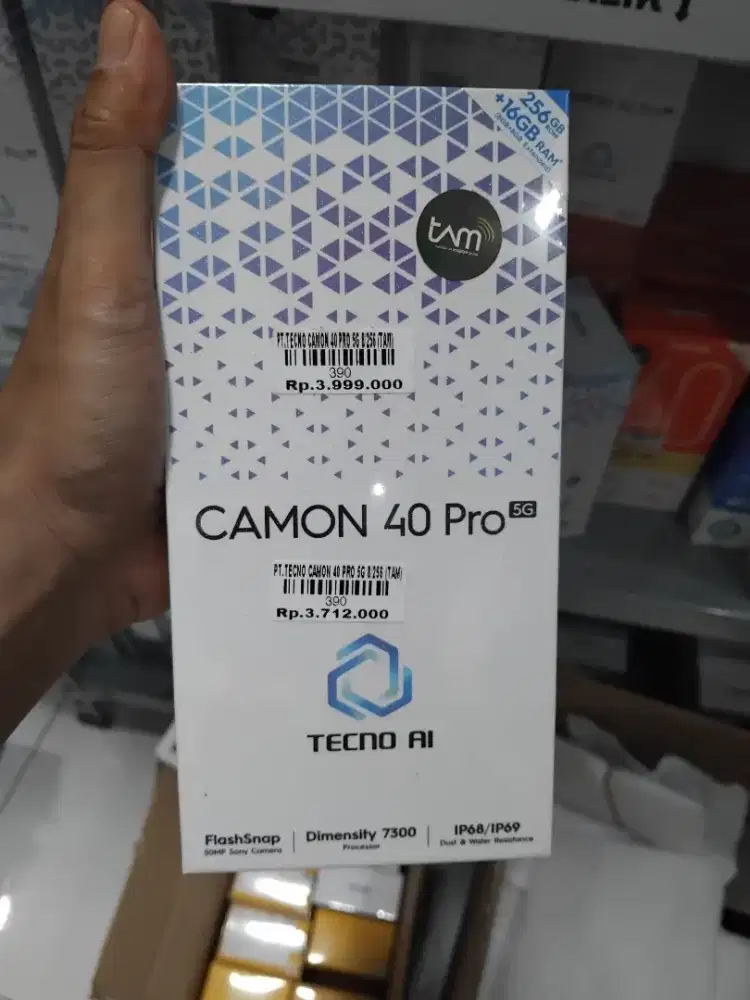 TECNO CAMON 40 PRO 5G 8/256GB | ATLANTIS DAHSYAT