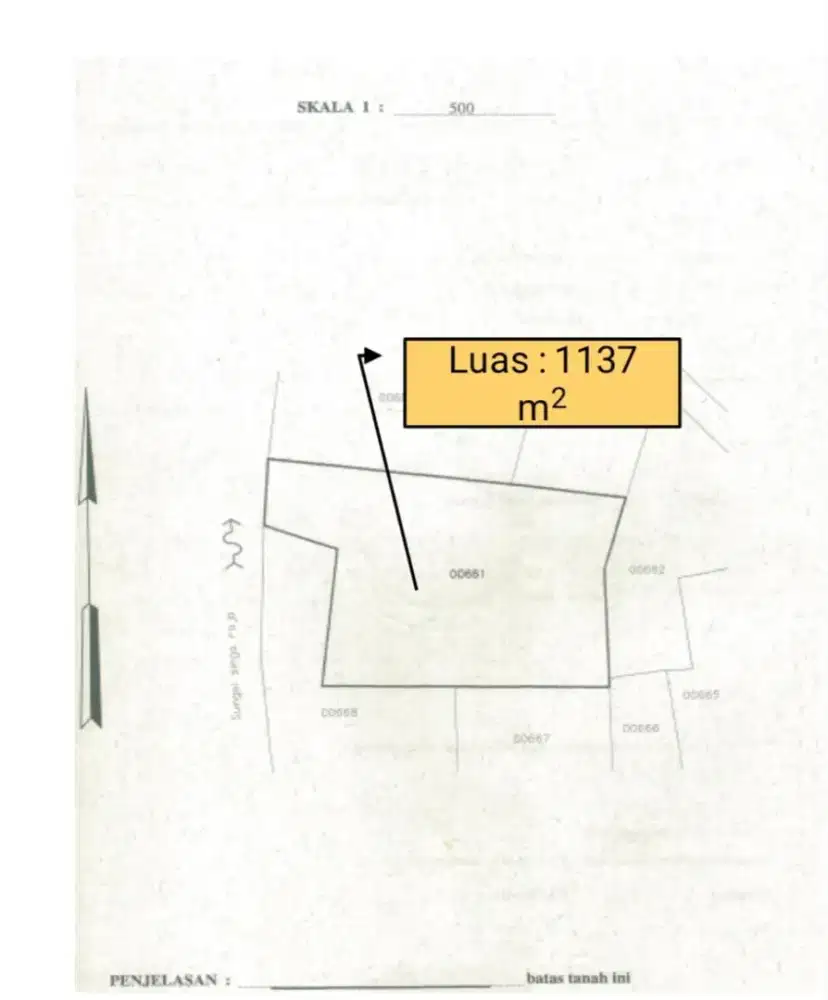 Dijual Tanah 1.137 m² Pulo Undrus Cirebon Surat Lengkap