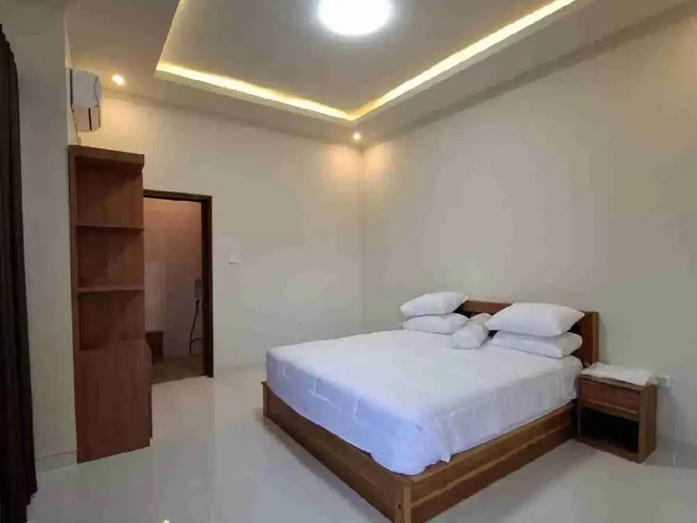 villa Cantik Dekat pantai kedungu fully furnished strategis nyaman bebas banjir