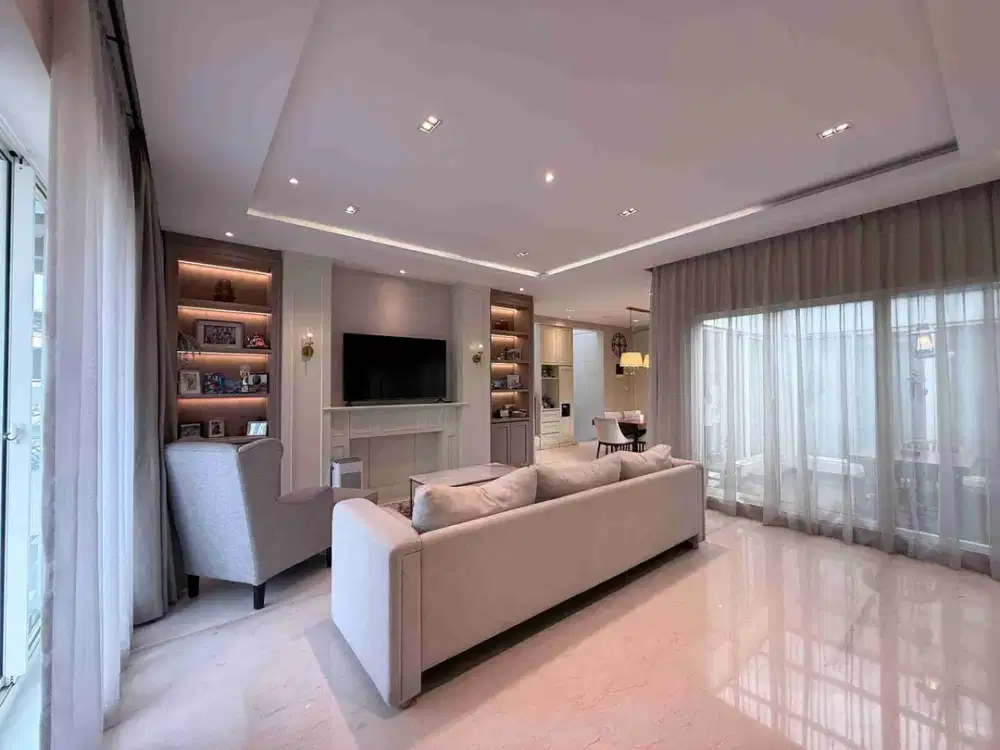 Rumah mewah siap huni gading serpong Semi Furnished