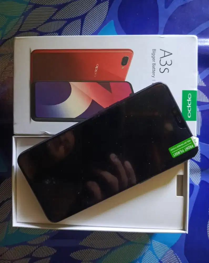 Jual hp baru Oppo a3s ram 6/128 layar 6,2 inch fulset