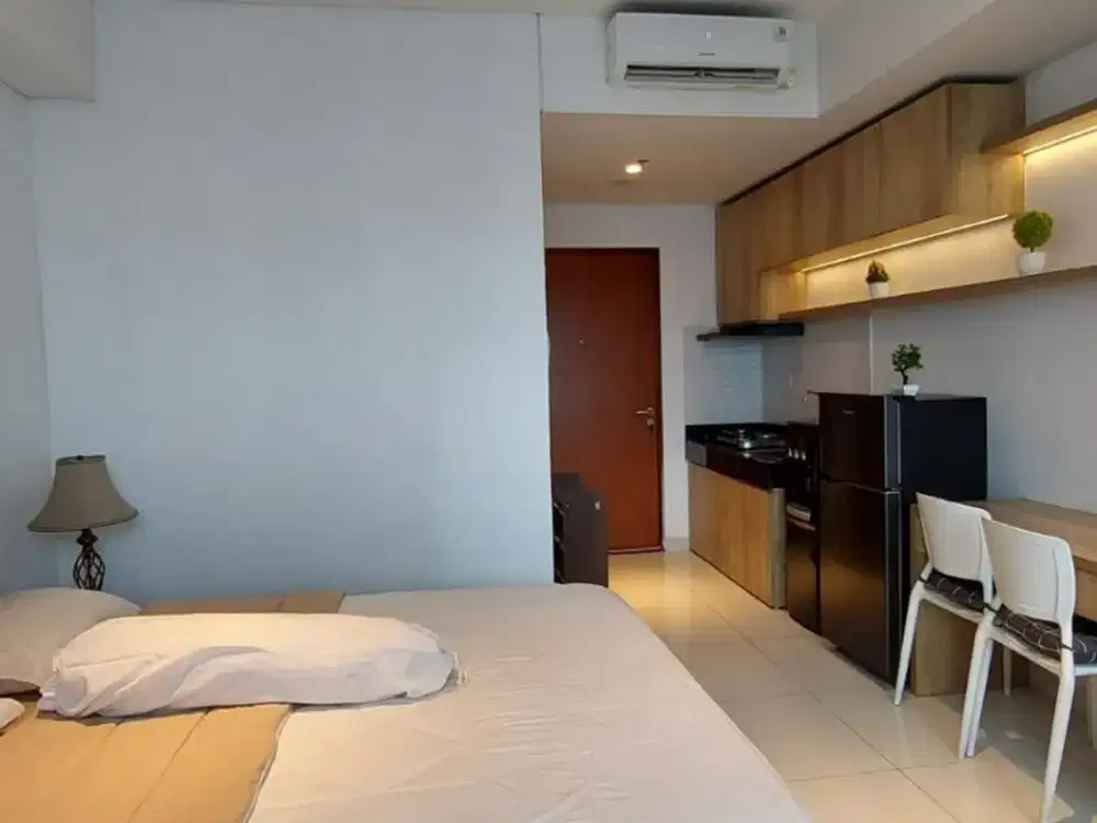 DiSewakan Apartemen Roseville Type Studio 30sqm Fully Furnsih - Fasilitas Lengkap Tinggal Bawa Koper