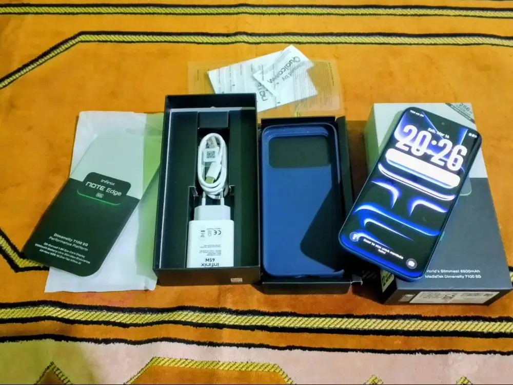 Infinix Note Edge 5G 8/256 Fullset Like New Garansi Panjang Termurah