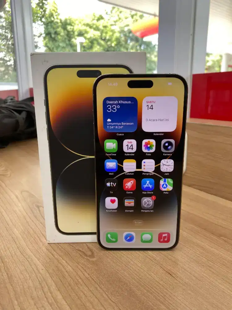 Iphone 14 promax 128gb ex ibox murah