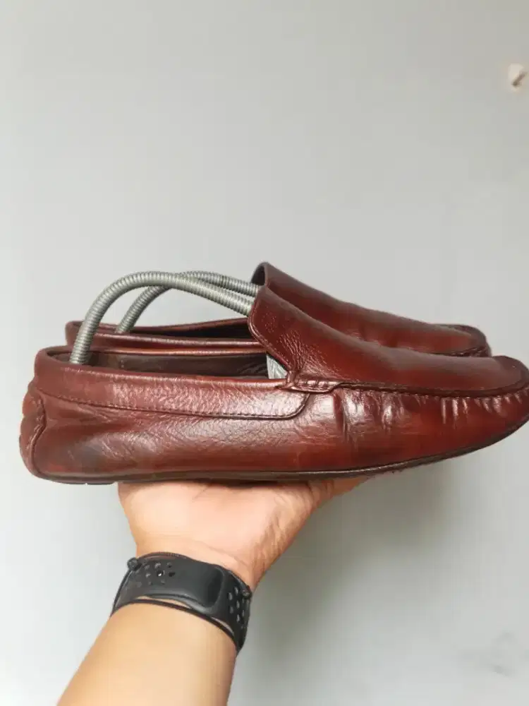 sepatu kulit camel active slip on