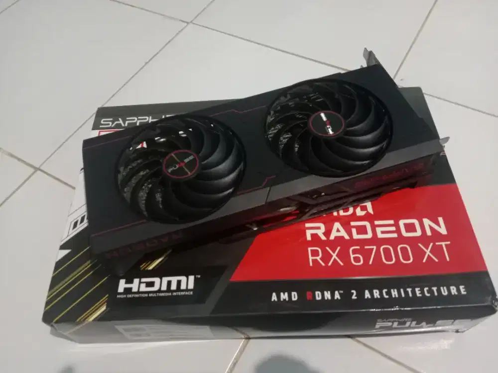 VGA RX 6700 XT 12GB Gaming OC Fullset