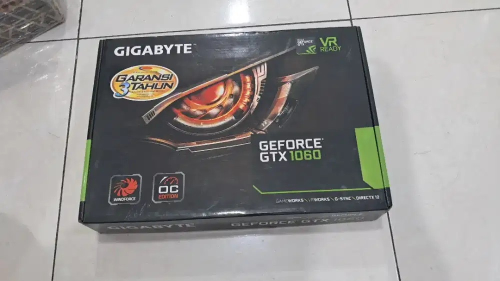 GIGABYTE GEFORCE GTX 1060 6 GB DUAL FAN