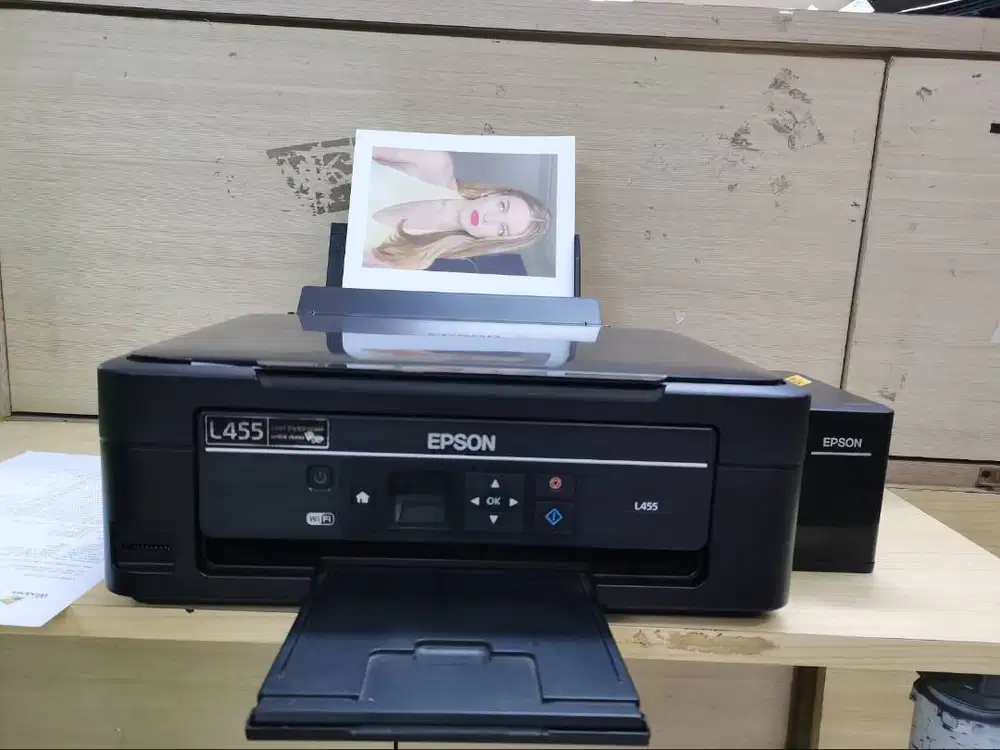 EPSON L455 PRINT SCAN COPY WIFI MULUSS