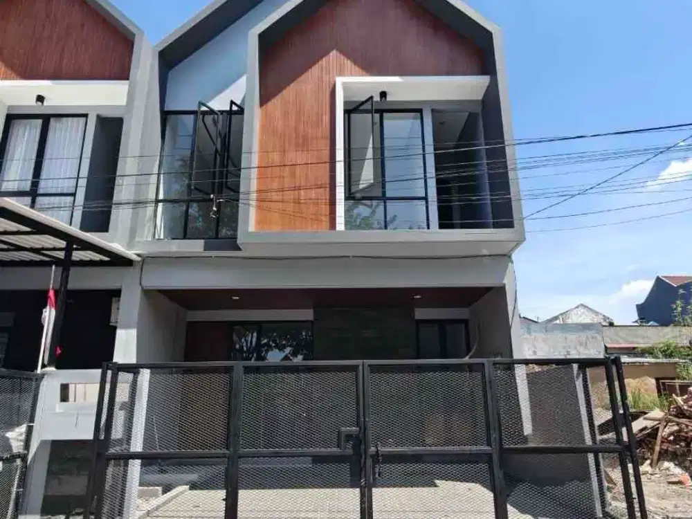 Model  Scandinavian‼️Dijual rumah baru gress manyar tirtoyoso