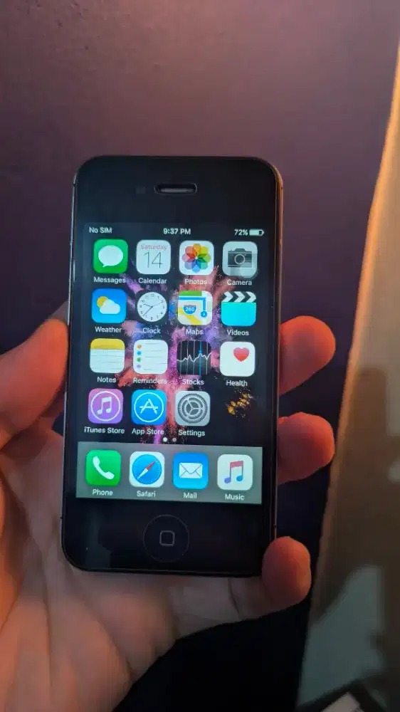 Iphone 4s 64gb black normal lancar