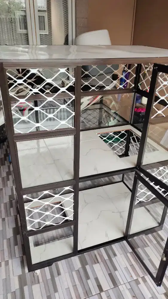 Kandang kucing aluminium