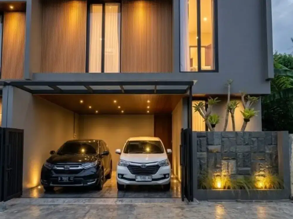 RUMAH BARU GRES 2 UNIT KONTEMPORER MODERN FULL FURNISHED PREMIUM DI WEDOMARTANI NGEMPLAK SLEMAN DEKAT JOGJABAY MAGUWO