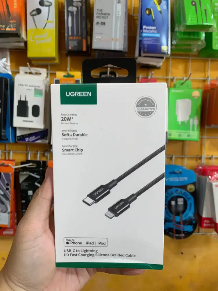 Ugreen type C to lightning 20 Wat fast charging original baru  MFI
