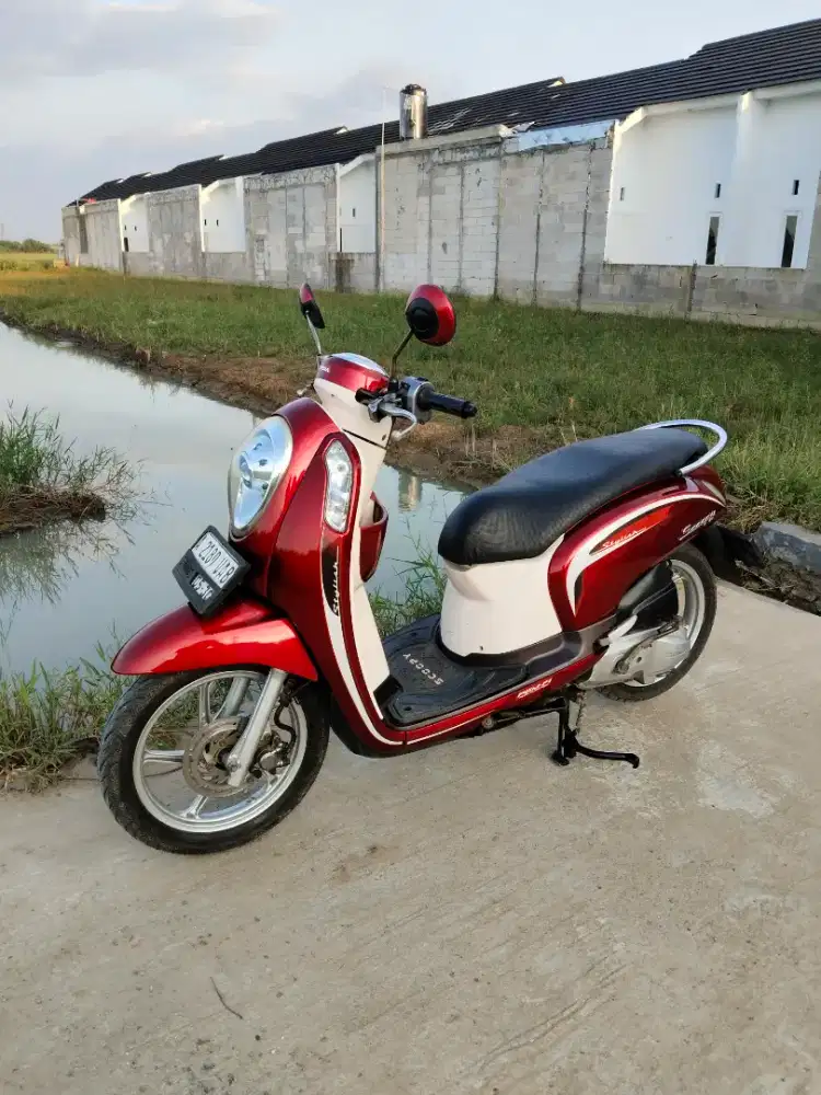 Honda Scoopy F1 th 2014 plat 2030 PJK pnjng mesin halus