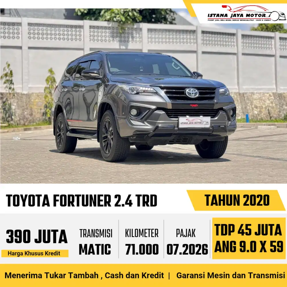TOYOTA FORTUNER VRZ 2.4 TRD 2020