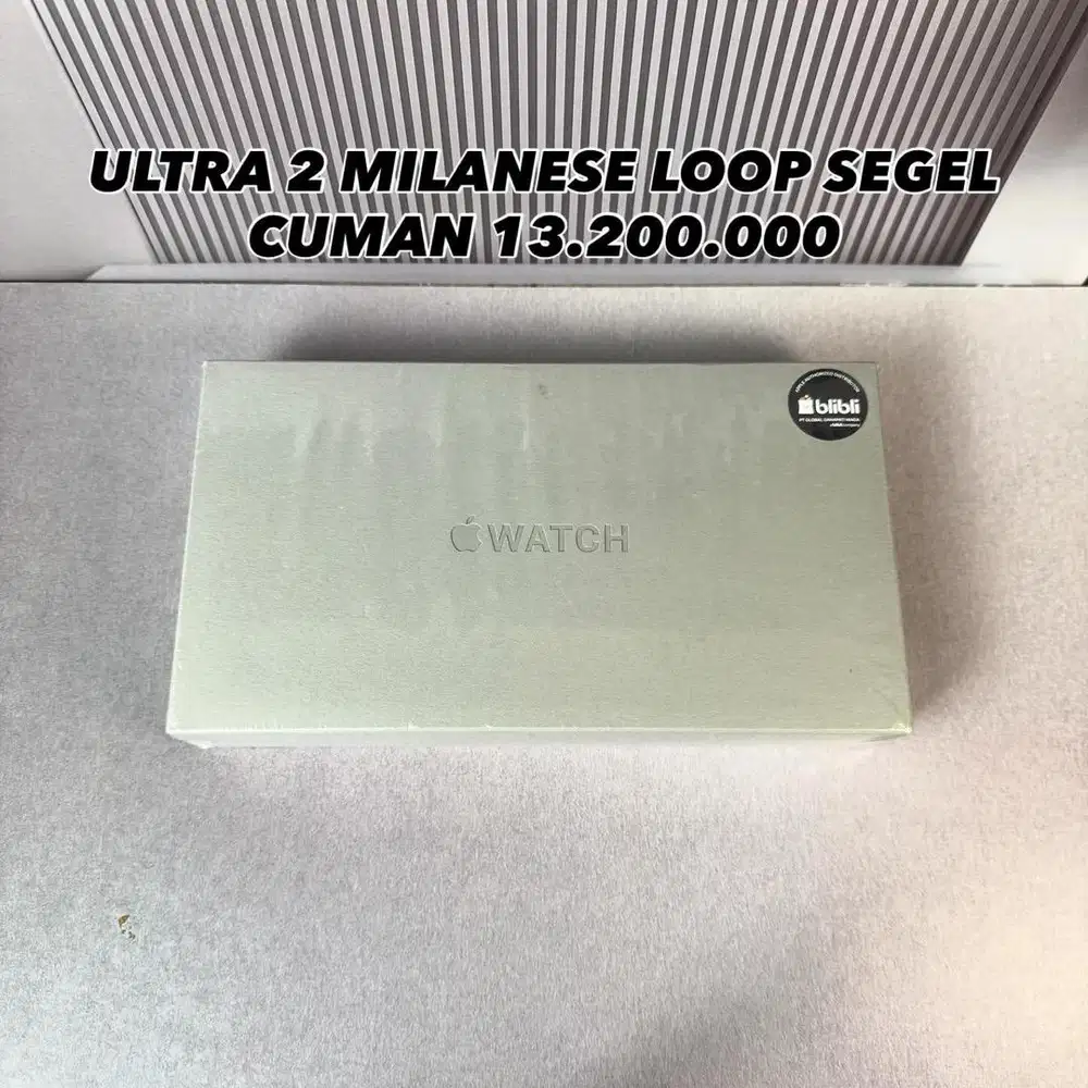 Apple Watch Ultra 2 49mm Milanese Loop Resmi Ibox