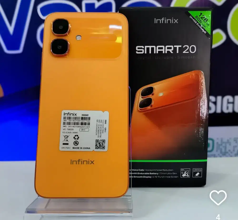 INFINIX SMART 20 8/128GB 'ATLANTIS DAHSYAT'