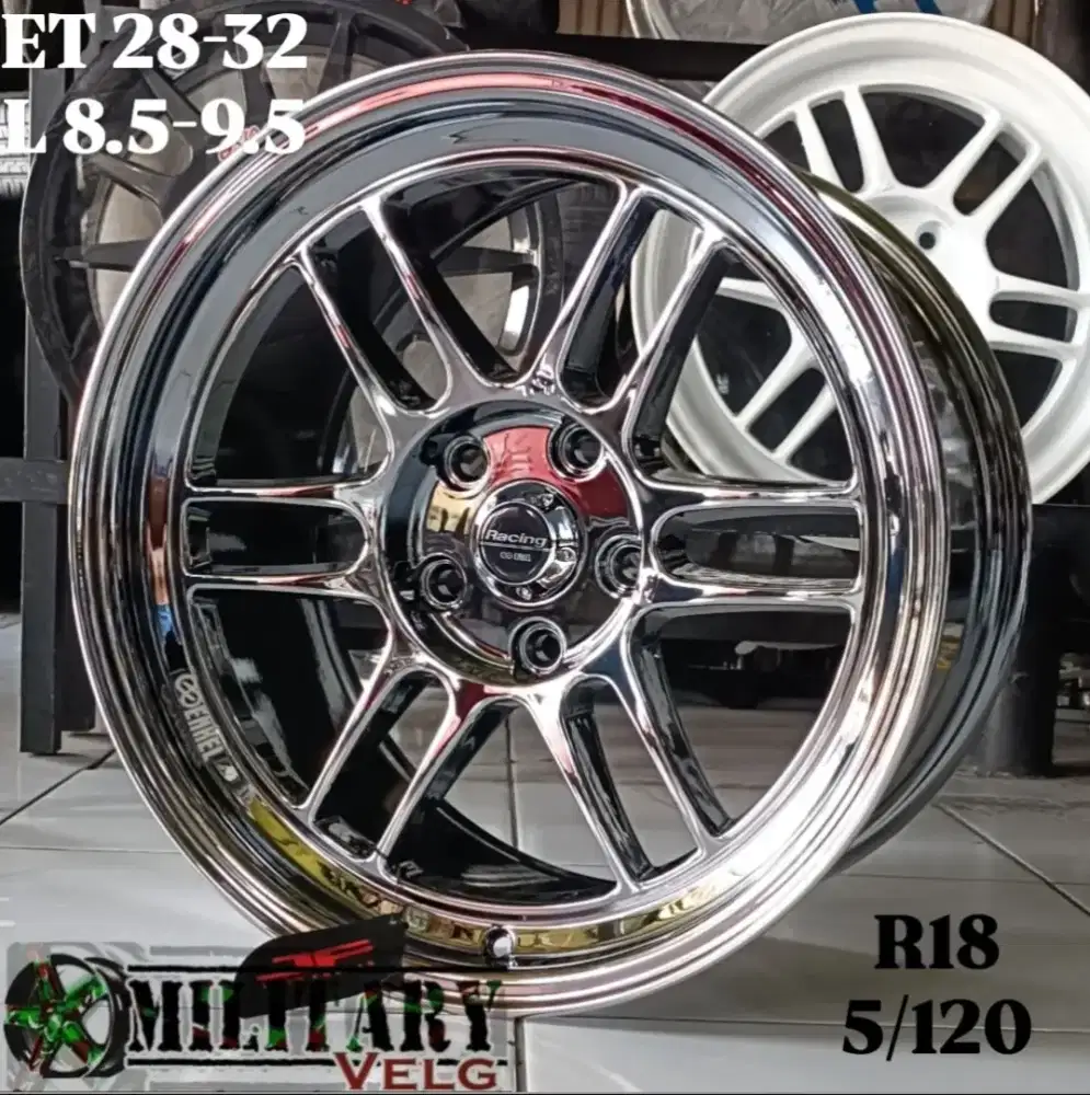 Enkei RPF1 FACE2 Flowforming R18 Blackchrome buat BMW