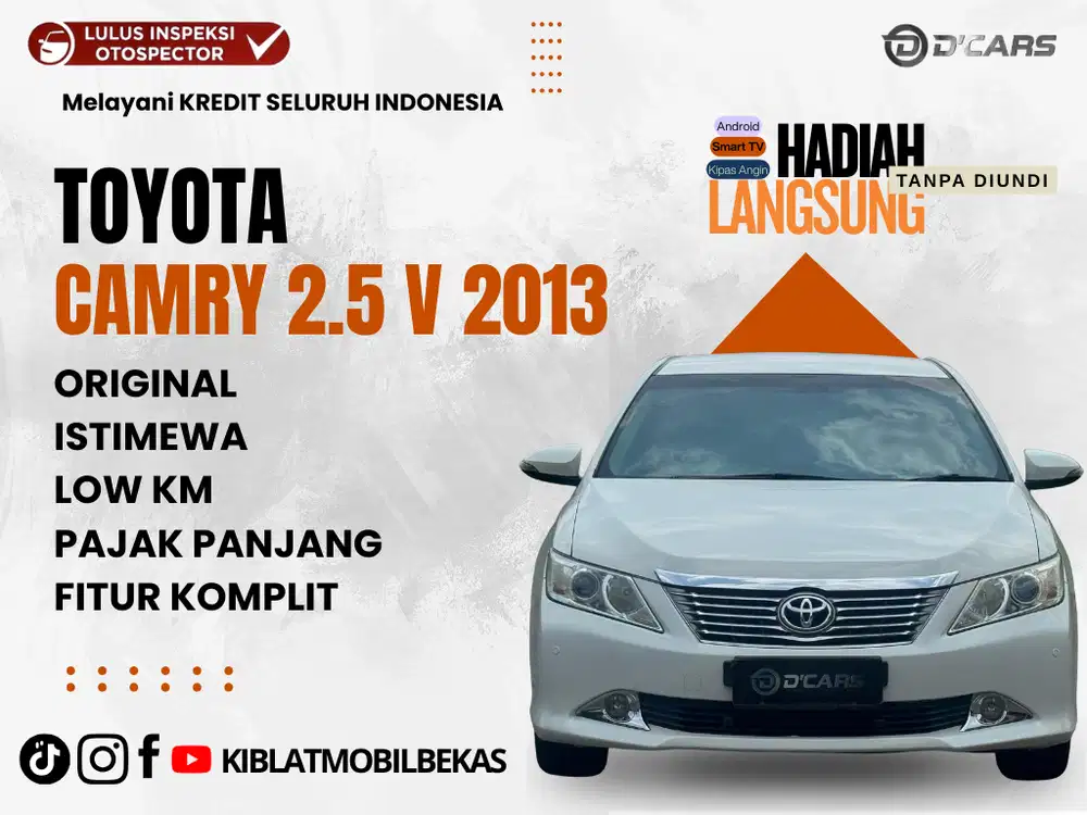 TOYOTA CAMRY 2.5 V AUTOMATIC 2013 ISTIMEWAAA