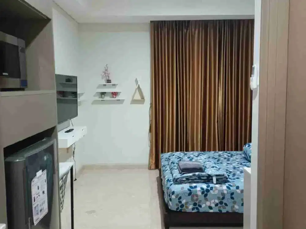 disewakan apartemen gold coast PIK studio furnsih