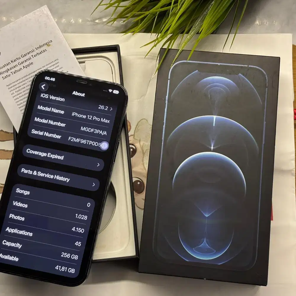 iPhone 12 Pro Max 256GB iBox Lengkap PM Promax 12pro