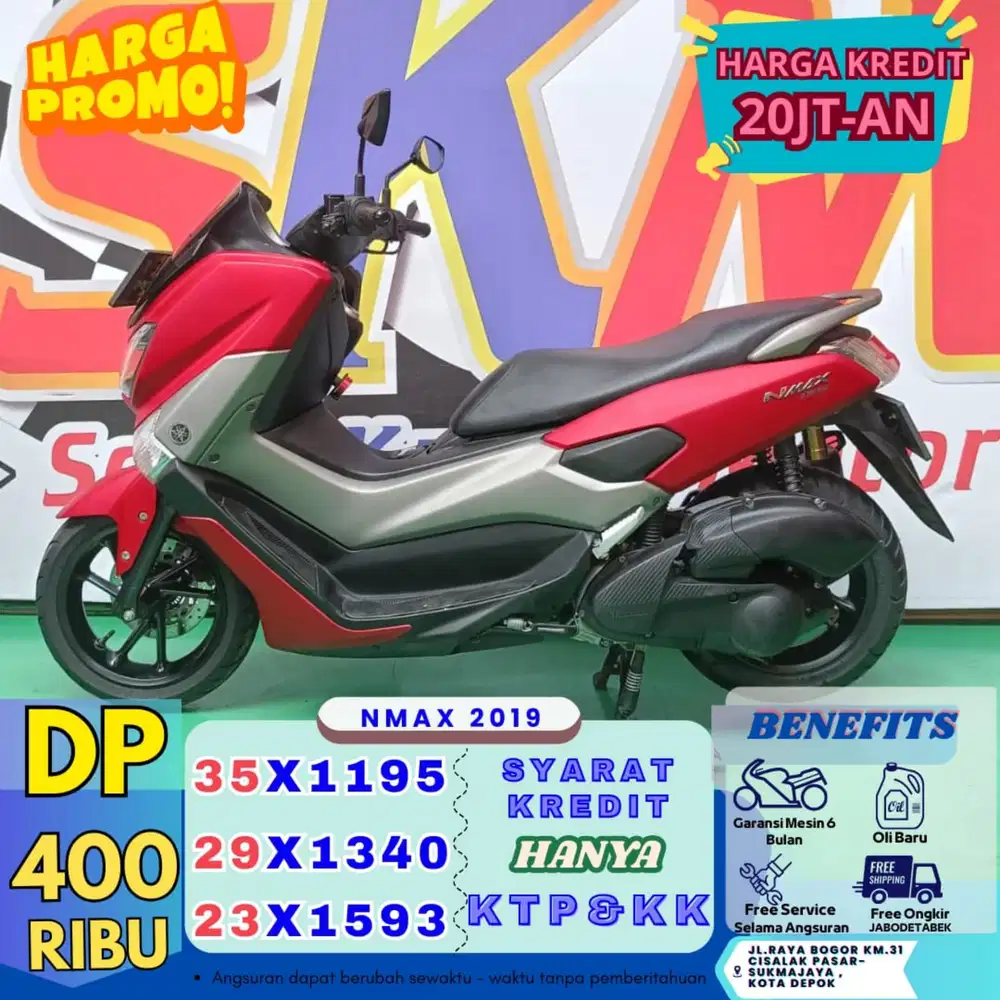 Namax 2019 dp 400syarat KTP dan KK