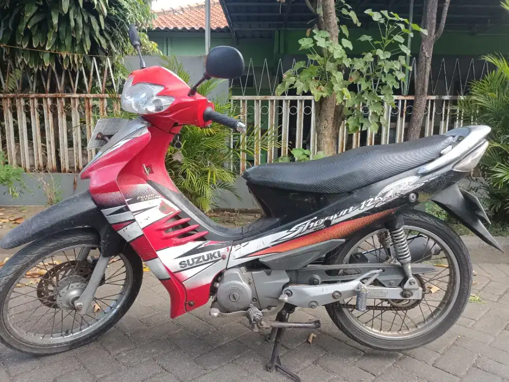 Suzuki Shogun 125 Tahun 2005 Mesin Normal Surat Lengkap Siap Pakai