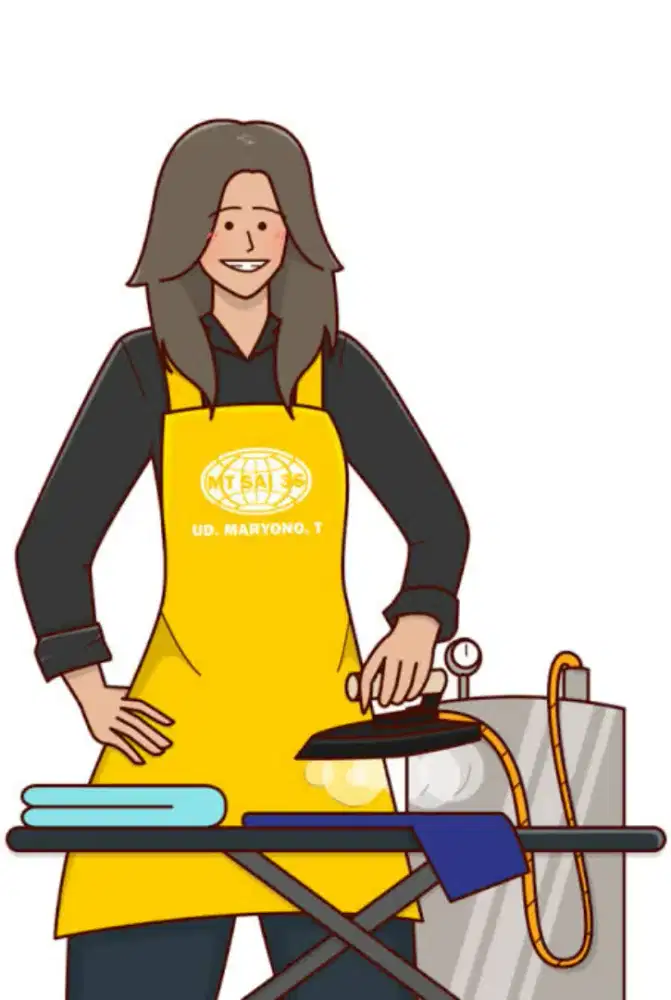 Freelance Setrika Uap Laundry