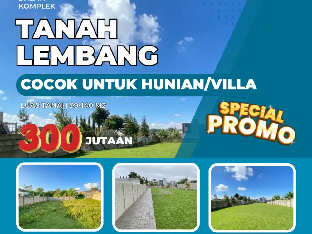 Tanah Strategis Cihanjuang Lembang – Kawasan Wisata Cocok Villa & Hunian, Promo Ramadhan 300 Jutaan!
