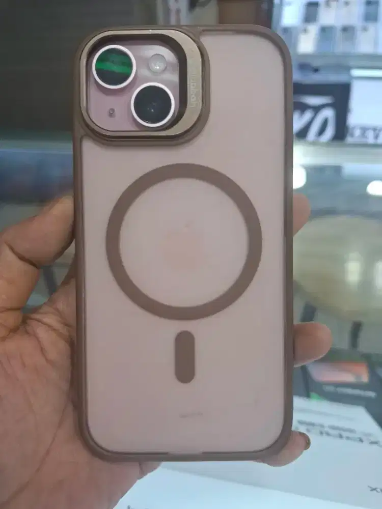 IPHONE 15 128GB EKS IBOX BH 88% ORI PINK MULUSS