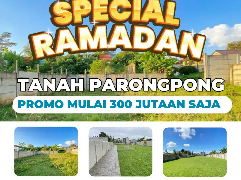Buruan! Tanah Cihanjuang Lembang Harga Promo Ramadhan 300 Jutaan – Cocok Investasi