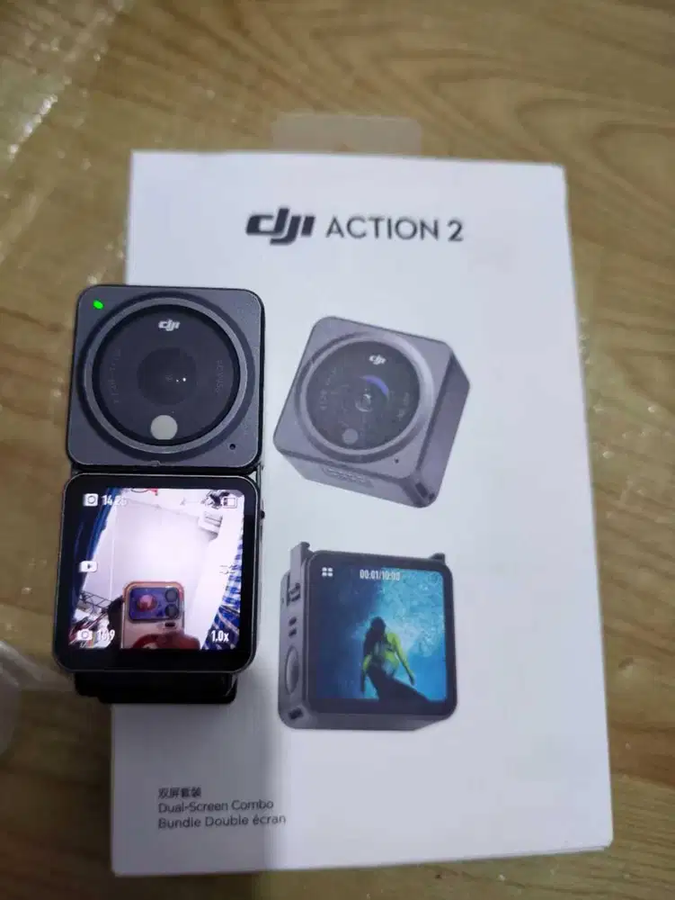 DJI Action 2 Dual Screen Combo Seken Second Bekas Original Lengkap