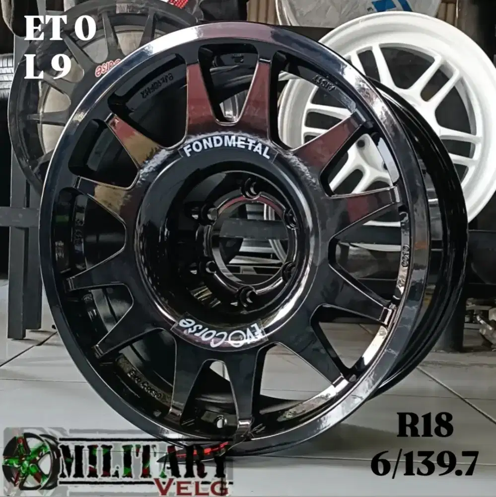 Evocorse Fondmetal Flowforming R18 Blackglossy