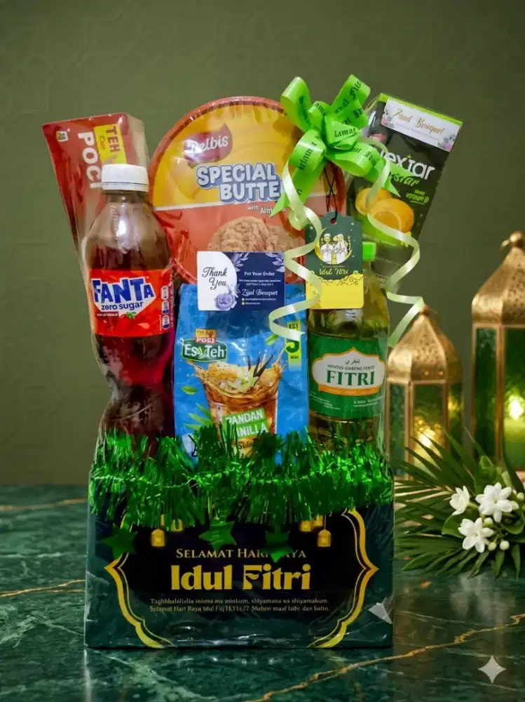 Parcel Lebaran / Hampers idul Fitri cantik simple
