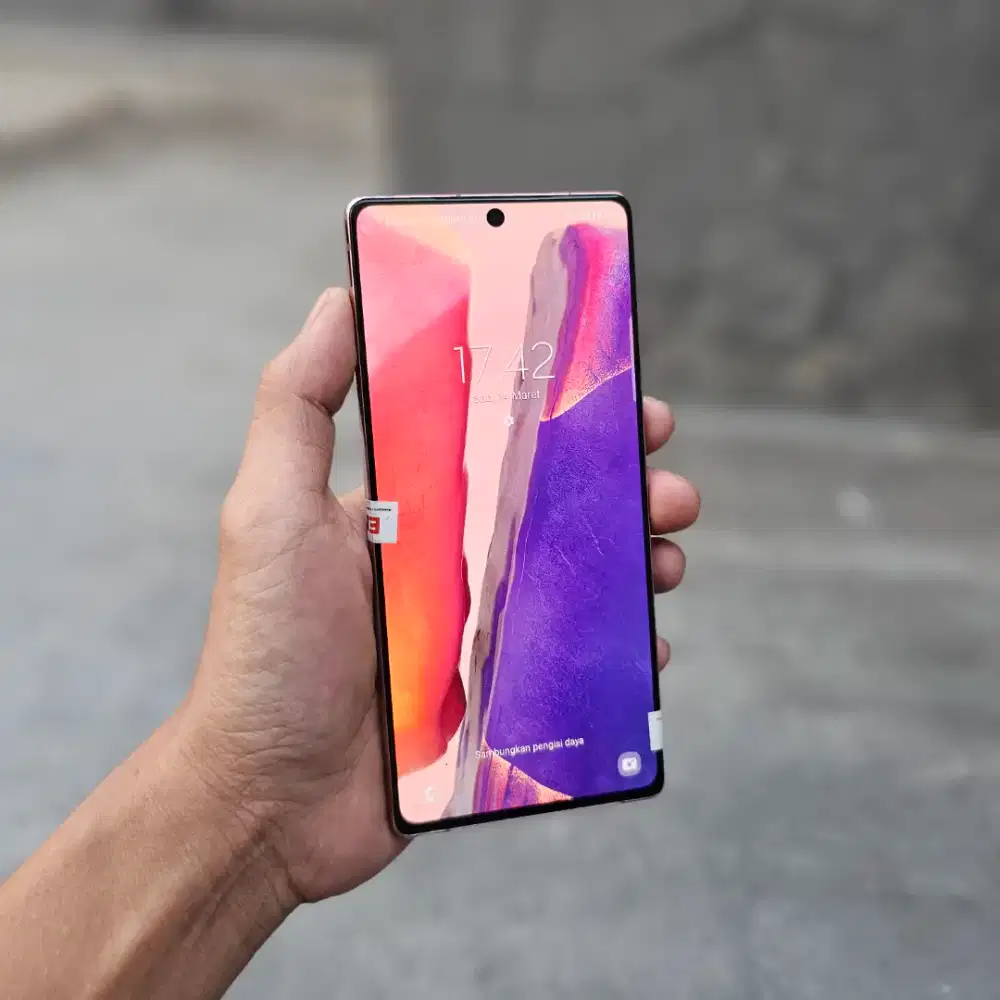 SAMSUNG NOTE 20 SEIN 8/256 MINUS SHADOW DAN LECET PAKAI FUNGSI NORMAL