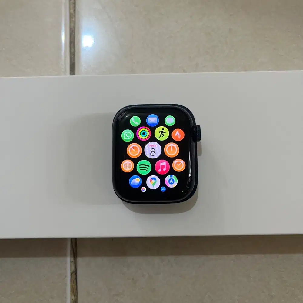 Apple Watch iWatch Series 8 GPS DIGIMAP 41mm - Midnight Blue