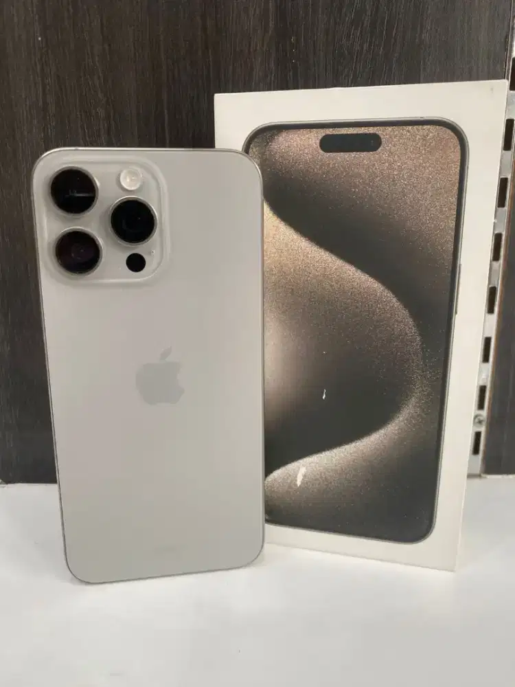 Iphone 15 pro max 256G bh84% murni mulus segel full original