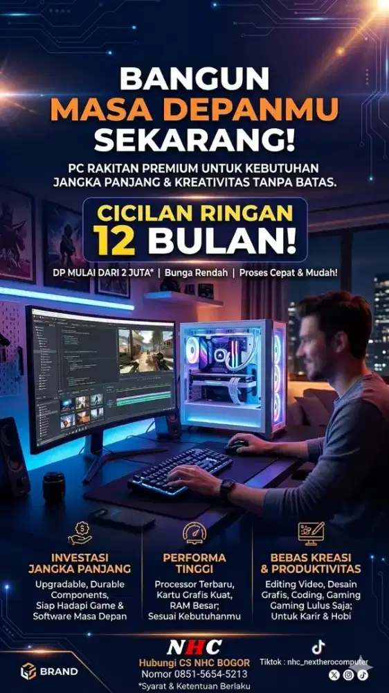 JASA RAKIT PC BISA CICIL DAN TUNAI