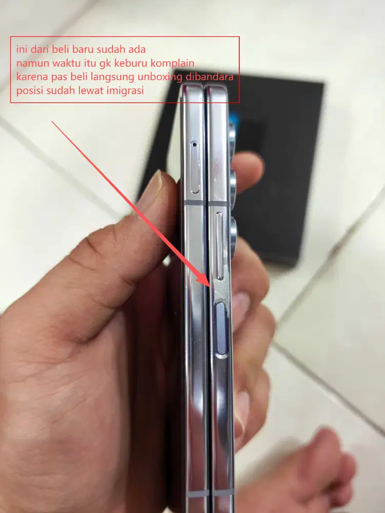 Samsung galaxy fold 5 sein 1tb biru seken second bekas normal semua