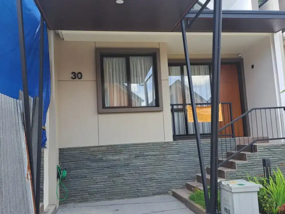 Disewakan Rumah Baru di Cluster Parkville Sentul City – 2 KT, Harga 45 Juta/Tahun