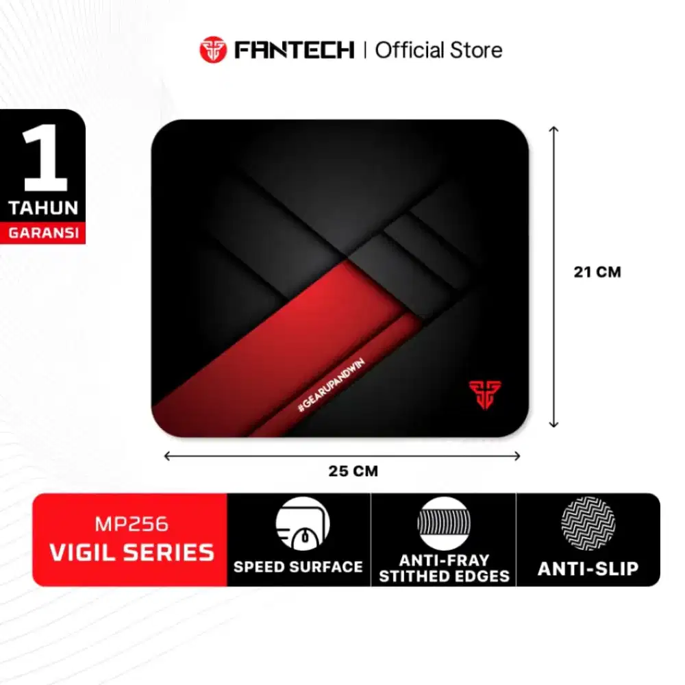 Fantech Mousepad Gaming Vigil Mp256 Oroginal Speed edition
