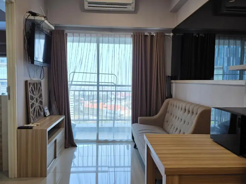 Sewa Bulnana Apartemen Tanglin 2BR Full Furnish 5,5Jt/bulan Termasuk IPL