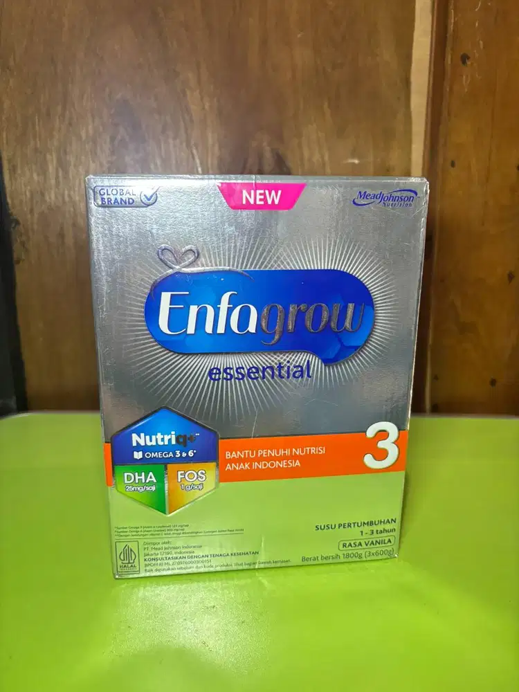 Enfagrow 3 Vanilla 1800g (3x600g) Susu Anak 1-3 Tahun Original