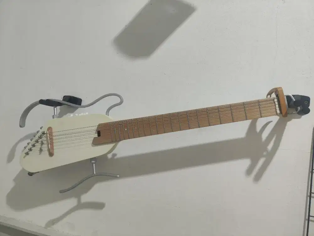 Donner Hush I Pro Silent Guitar akustik elektrik White