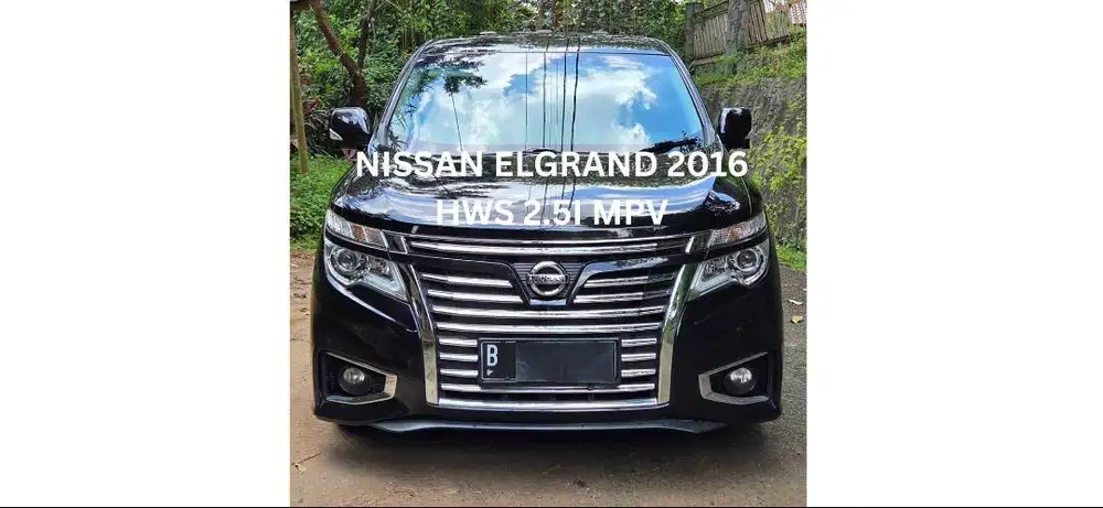 NISSAN ELGRAND 2016 HWS 2.5L MPV