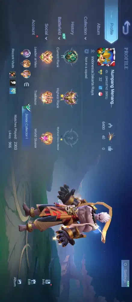 Akun Mobile legend murah